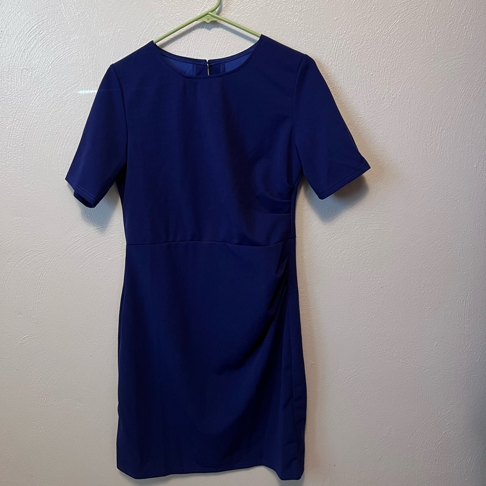 Shein deep blue dress
